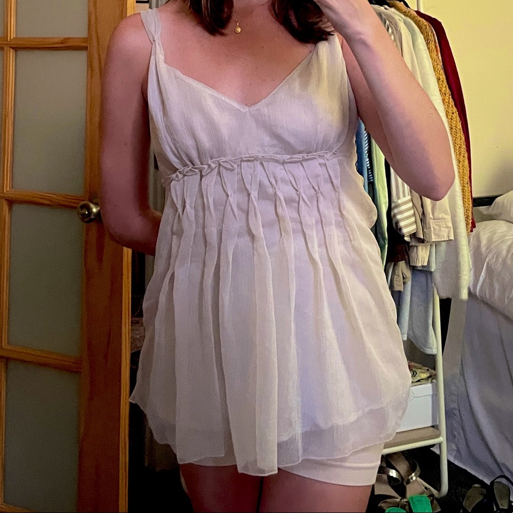 2000s babydoll tank top